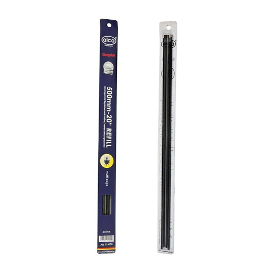 ЛЕНТА (500 мм) (к-т) ЩЕТКИ СТЕКЛООЧИСТИТЕЛЯ "ALCA" 116000 черная (упаковка-2 ленты)