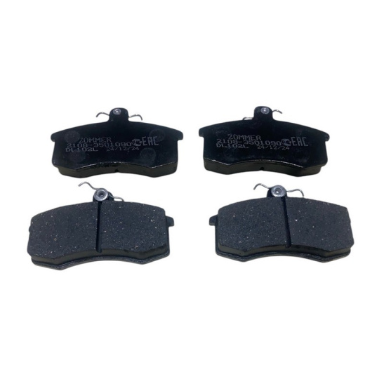 2108-3501090 КОЛОДКИ ТОРМОЗНЫЕ ПЕРЕДНИЕ (ZOMMER)  2109,2113,2114,2115