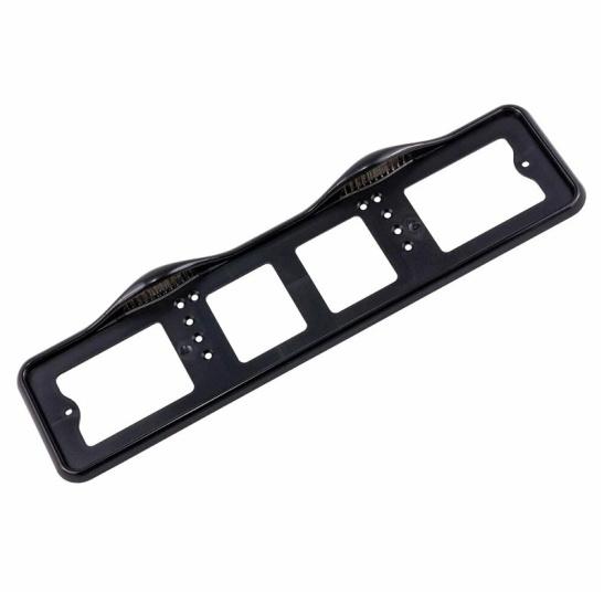 Рамка госномера с ВЕРХНЕЙ подсветкой, черный, под номерной знак ("TOP AUTO" С.Петербург) ТА-РАП-41432