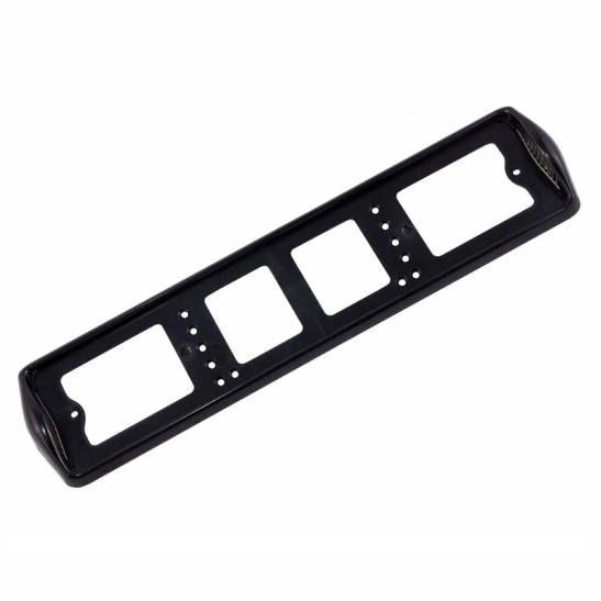 Рамка госномера с БОКОВОЙ подсветкой, черный, под номерной знак ("TOP AUTO" С.Петербург) ТА-РАП-51015