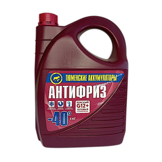 Антифриз EngineGuard (G-12+) красный 4,7л (5 кг) (вес брутто)  (Тюменский АЗ) 