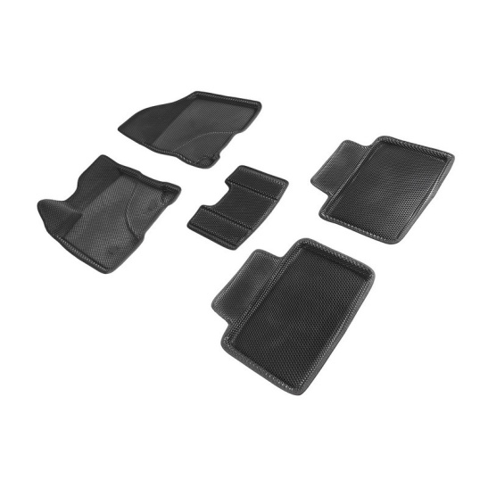 КОВРИКИ САЛОНА LADA VESTA/веста/черные/3D EVA СОТА/Seintex/95168/