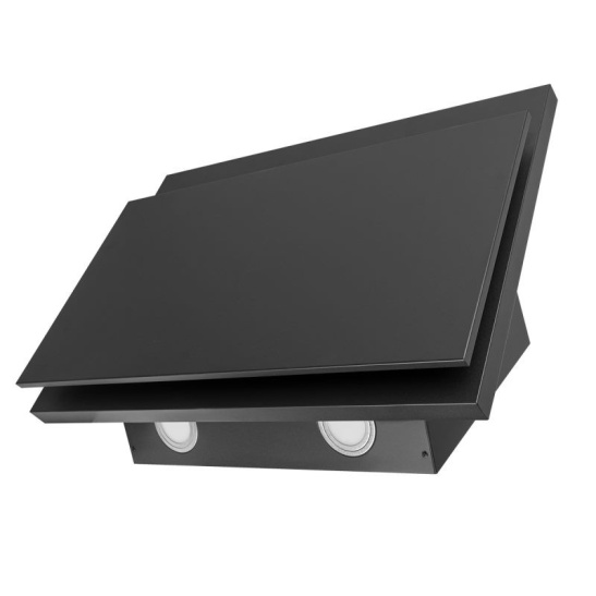 Вытяжка кухонная CENTEK CT-1826-60 Black  ширина 60 см, металл, 600 м3/час (68 Вт), 3 скор, LED