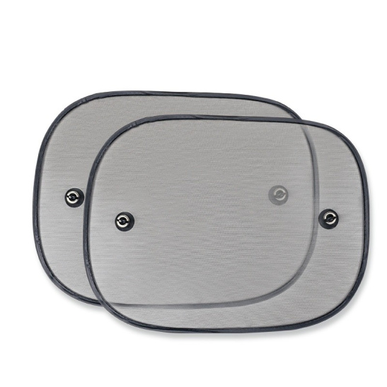 Шторки солнцезащитные (к-т 2 шт.) (50х38 см.) сетка на боковые или задние стекла ("AVS-202S") ("AVS") пара (43101)