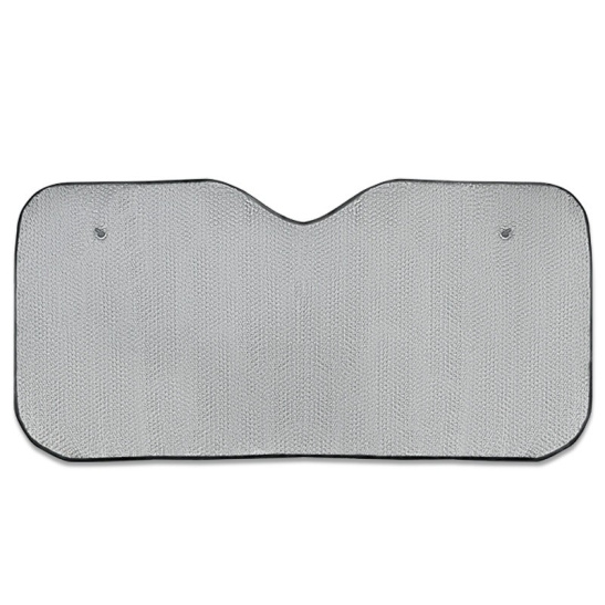 Шторка солнцезащитная (130х60 см.) 3-хслойная, на лобовое стекло ("SH-107F-S" Single Bubble) "AVS" (43095)