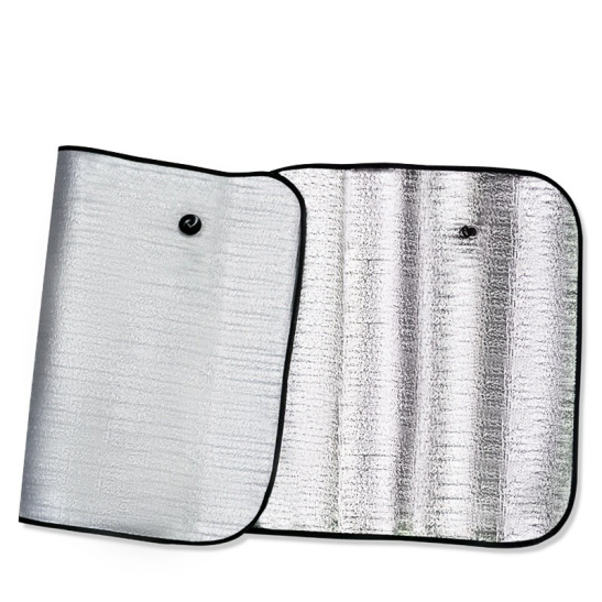 Шторка солнцезащитная (145х70 см.) фольга, на лобовое стекло ("SH-105F-M") "AVS" (A07412S)