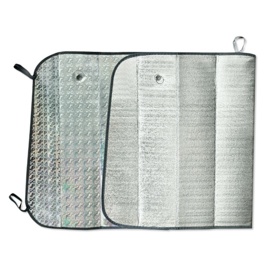 Шторка солнцезащитная (150х80 см.) 4-хслойная плотная, лазерная, на лобовое стекло ("AVS-111L LASER") "AVS" (43097)