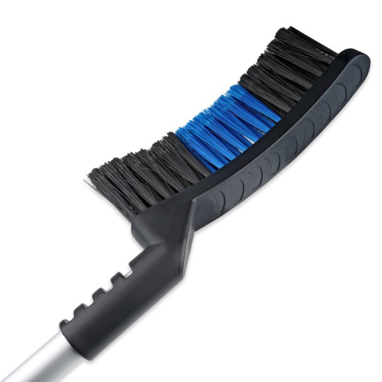 Щетка-скребок (63 см.) распушенная щетина, от снега и льда (WB-6321) ("AVS") A78468S