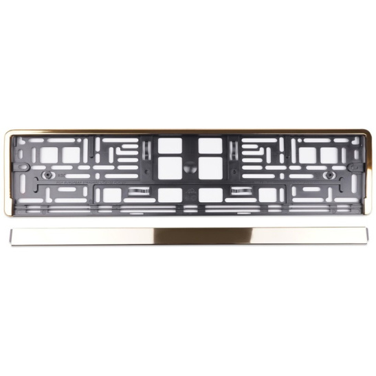 * Рамка госномера (хром, золото) под номерной знак ("RN-13") ("AVS") A78488S