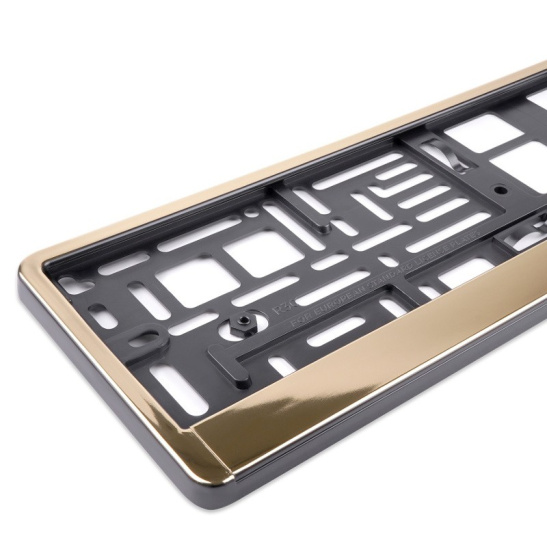 * Рамка госномера (хром, золото) под номерной знак ("RN-13") ("AVS") A78488S