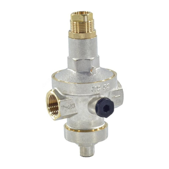 Редуктор давления 3/4" SantechSystems Ду20 мембранный вн-вн Рн1-7 под манометр