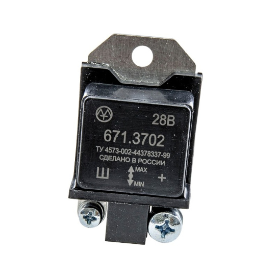 671.3702 (2712.3702) РЕГУЛЯТОР НАПРЯЖЕНИЯ КАМАЗ,ЗИЛ 28 В