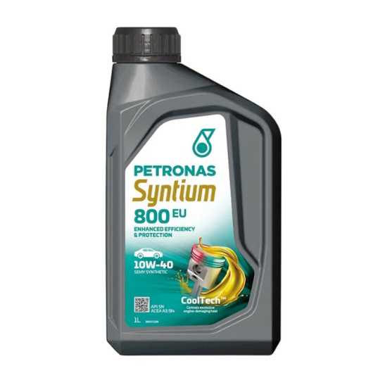 Масло моторное PETRONAS SYNTIUM 800 EU SAE 10W40, 1 л, полусинтетическое, (двиг. бензиновый, дизельный), (70732E18EU) 