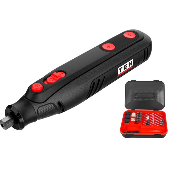 Гравер аккумуляторный TEH TG8112 + набор оснастки