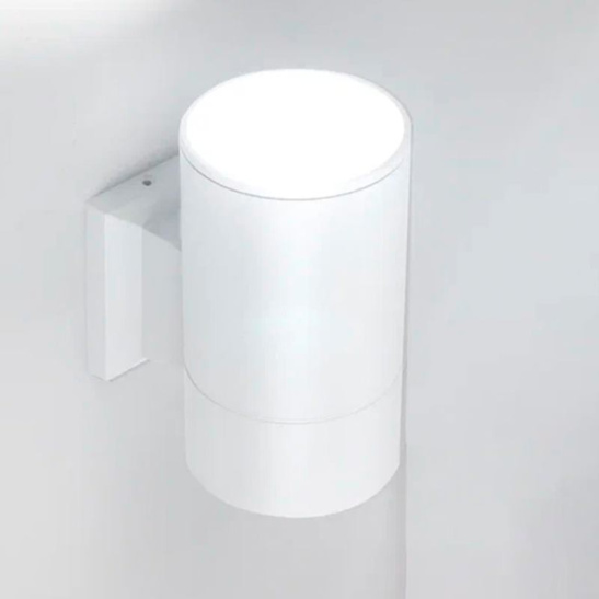 Светильник  "Цилиндр" General (662529) Е27 для фасадной подсветки белый IP65