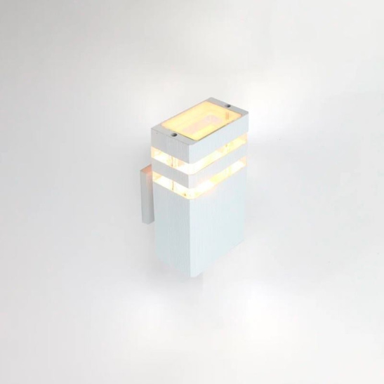 Светильник  "Катет" General (662589) GU10 для фасадной подсветки белый с боковым рассеивателем IP65