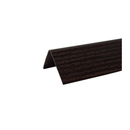 Угол с тиснением двусторонний 20х20х2700 Венге, Грейс