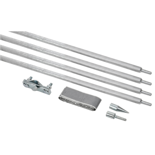 Комплект заземления 6/16 безмуфтовое соединение горячеоцинкованная сталь IEK (ZKZ11-14-016-06)