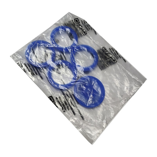 РК Уплотнителей свеч. колодца ЗМЗ 405,406,409 ЕВРО3/ЕВРО4 6 наим.синий MVQ (40624-1007248) ПТП