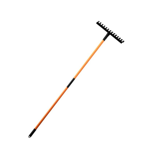 Грабли витые 14 зубьев, сталь, с фиберглассовым черенком Вихрь 73/7/1/12