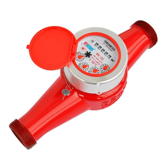 Счетчик воды ВК-32 универсальный, G-1 1/4", Ду-32, Ру-10, со штуцерами, муфтовое присоединение, г. Санкт-Петербург