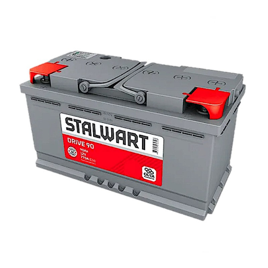Аккумулятор 6СТ-90.0 R+ "Stalwart Drive " зал.обр. поляр.(Сталварт) (АКОМ)
