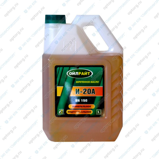 Масло индустриальное OILRIGHT И-20А 5 л, веретенное