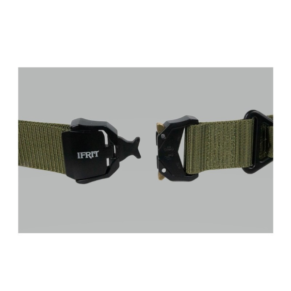Ремень универсальный "IFRIT Tactic adventure" тактический быстросъемный 150 см х 40 мм цв.хаки РЕМ-641