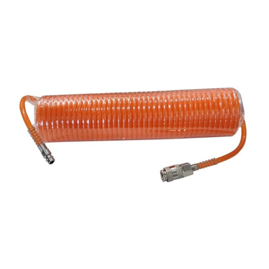 Шланг спиральный 5Х8 с разъемом 10 м (для компрессора) Owen