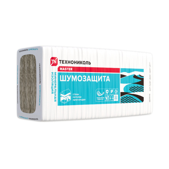 УТЕПЛИТЕЛЬ "Технониколь" 36 PN Шумозащита 5х1200*610*100мм (0,366м3/3,66м2) 15кг/м3