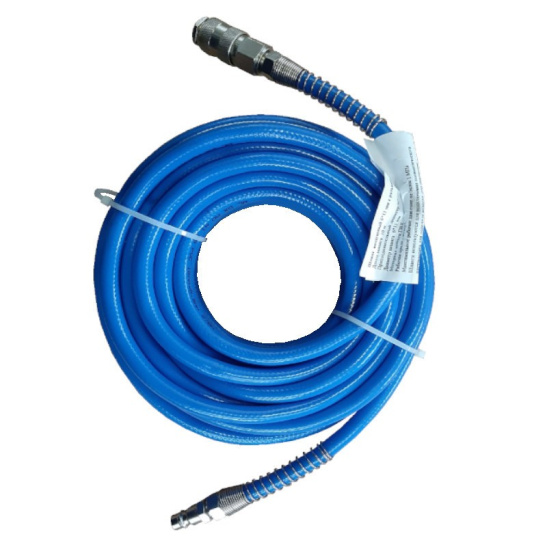 Шланг воздушный 5Х8 с разъемом 15 м (для компрессора) 