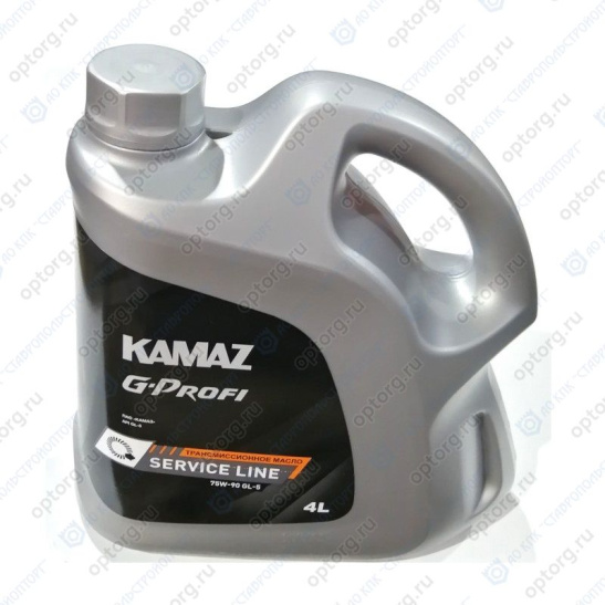 Масло трансмиссионное KAMAZ G-Profi  Service Line 253650120 SAE 75W90, 4 л, GL-5(ТМ-5), синтетическое, для мост, редуктор