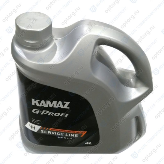 Масло трансмиссионное KAMAZ G-Profi  Service Line 253650135 SAE 80W90, 4 л, GL-4 (ТМ-4), синтетическое, для МКПП