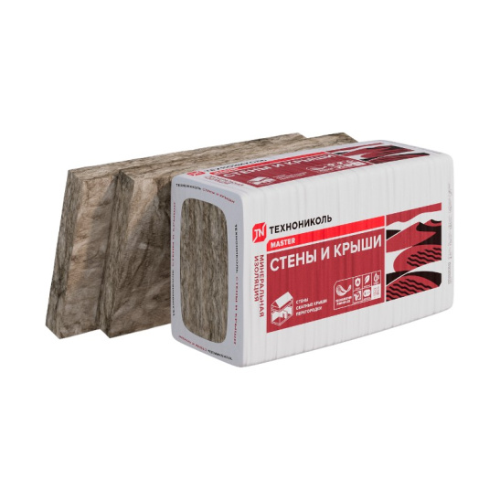 УТЕПЛИТЕЛЬ "Технониколь" 34 PN Стены и крыши 4х1000*610*100мм (0,244м3/2,44м2) 20кг/м3