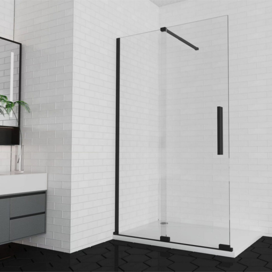 Душевое стекло 1200x800x2000 мм ODA-S2302 прямоугольное, раздвижное, без поддона, Китай