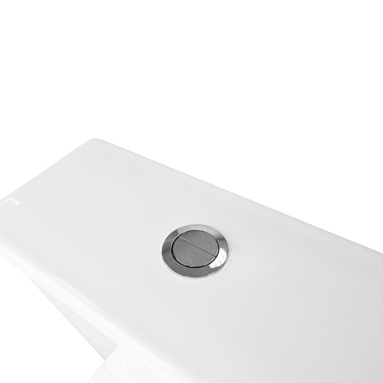 Унитаз-компакт Azario  FRETTA ROUND, AZ-7121A универсальный выпуск, двухрежимная арматура, нижний  подвод, сиденье