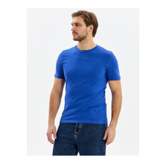 Футболка "NEW" синий индиго(васильковый), р. 60-62, 5XL