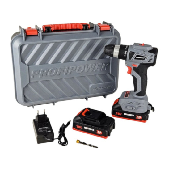 Дрель-шуруповерт аккумуляторная PROFIPOWER MKBL-18BT   E0146