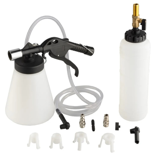 Приспособление пневматическое для замены тормозной жидкости и удаления воздуха тормозной системы ("АвтоDЕЛО") (42380)