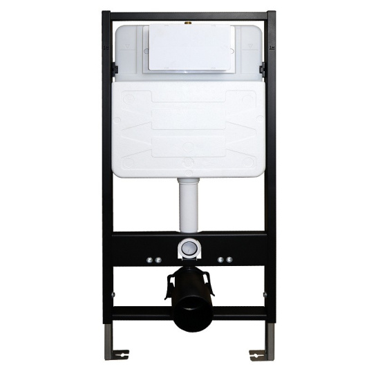 Сет Azario FORTE инсталляция + Azario UNO подвесной безободковый унитаз с сиденьем микролифт + кнопка Azario FORTE квадратная, пластик, хром глянцевый (AZ-100-100F+AZ-2380+AZ-100-020F)