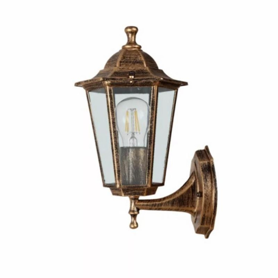 Светильник садово-парковый LEEK LE GL6 вверх 60Вт E27 бронза, LE062601-0013