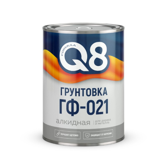 Грунт ГФ-021 красно-коричневая (1,8 кг) "ФОРМУЛА Q8" Ростовская область