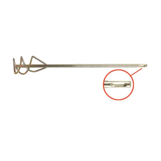 Миксер для строительных смесей оцинкованный Профи (120x600 мм; SDS-PLUS) FIT 04220