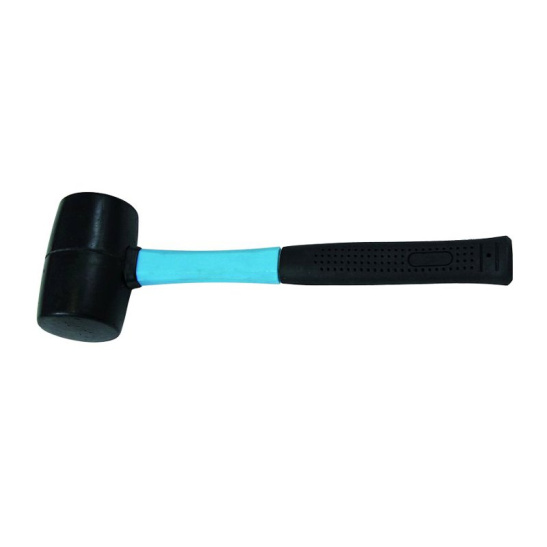 Киянка резиновая черная 680гр. обрезиненная рукоятка 45465 Fit