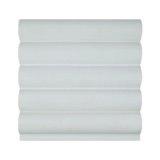 Панели 3D RAIL EAST из вспененного полистирола Бриз 2700х120х12мм Белая