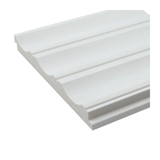 Панели 3D RAIL EAST из вспененного полистирола Штиль 2700х120х12мм Белая