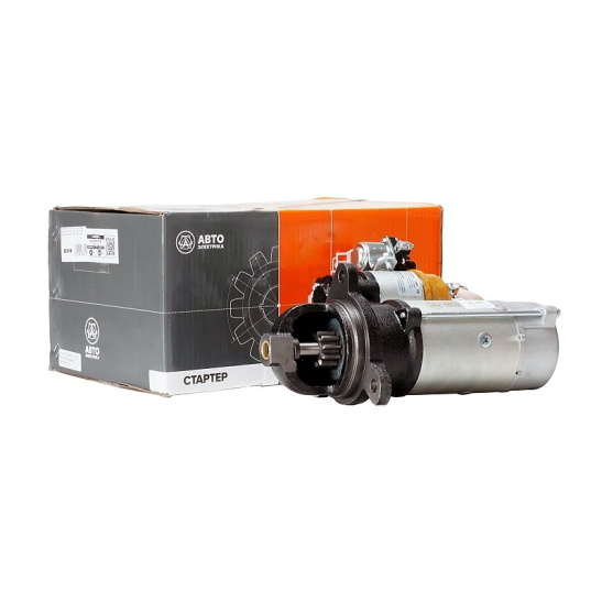 5404.3708-01 AE СТАРТЕР МТЗ, ЗИЛ-Бычок,ПАЗ,ГАЗ, комбайн Нива-Эффект (с двигателем ММЗ Д-260) ЕВРО-2,3 24 В 8,0 кВт (редукторный, с реле плавного включения) (взамен AZF-4617, СТ-142Н, 20.3708) "АВТОЭЛЕКТРИКА"