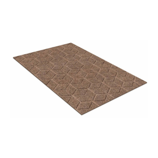 Коврик влаговпитывающий ПРАКТИК "Соты" антискользящий 50х80 мокко 02