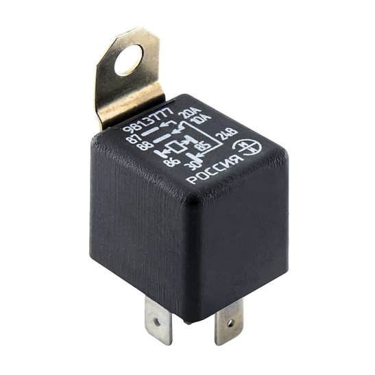 981.3777  РЕЛЕ 5-ти конт. 24 В с кронштейном (взамен 751.3777, 901.3747)