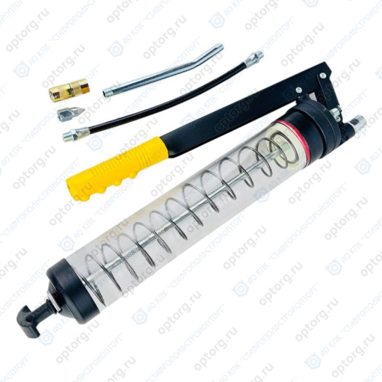 Шприц рычажно-плунжерный (600 мл.) прозрачный ("TOP AUTO" С.Петербург) (ТА-30006)